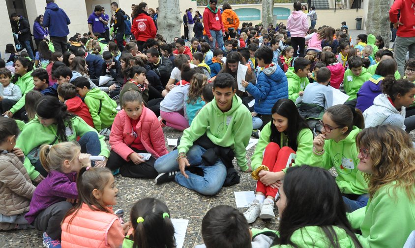 Més de 400 xiquets i xiquetes es van aplegar a la Trobada territorial d'Esplais Cristians Catalans, celebrada a Cambrils