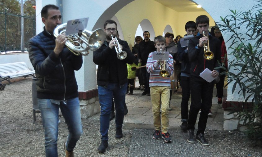 Imatge d'una de les actuacions, ahir a la tarda a l'Escola Municipal de Música
