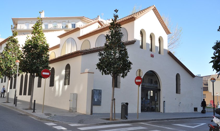 Imatge de l'antic celler de la Cooperativa Agrícola