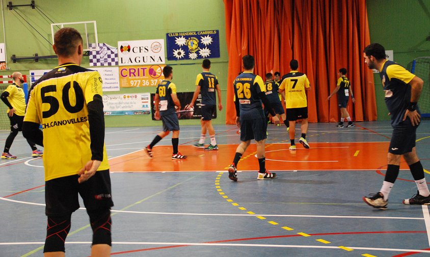 Partit entre el CH Cambrils i el Canovelles, disputat el passat dissabte