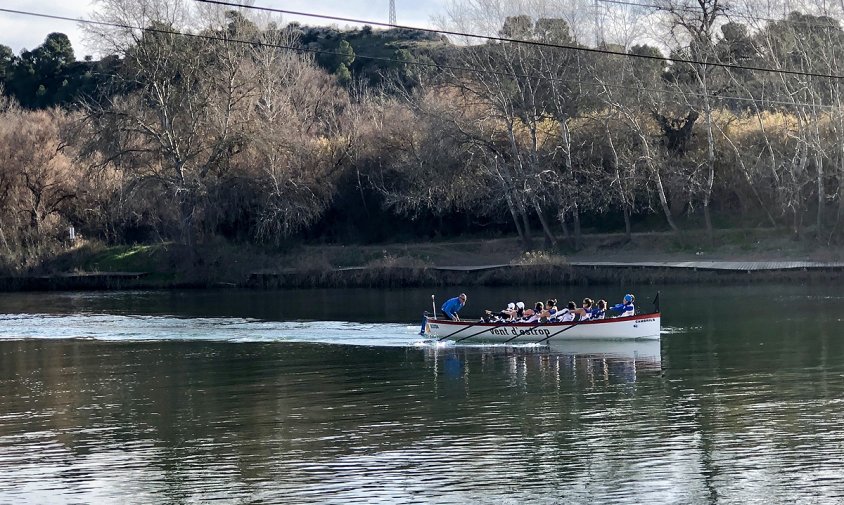 Imatge de la participació de Vent d'Estrop a la regata de Flix