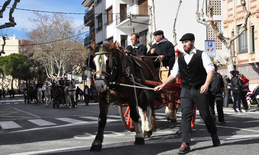 Pas dels Tres Tombs pel carrer de la Verge del Camí, l'any passat