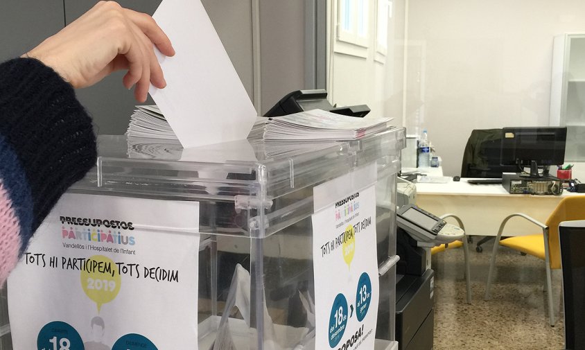 Imatge d'una urna de votació