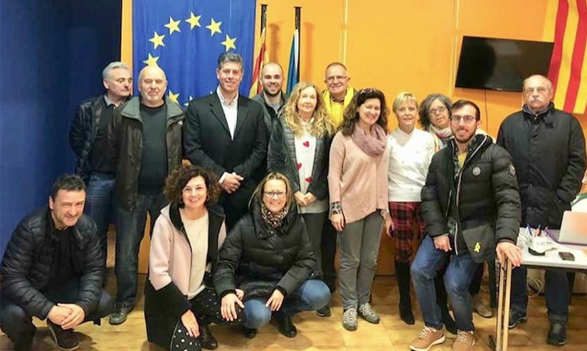 Imatge de l'assemblea de la formació celebrada el passat dissabte al matí