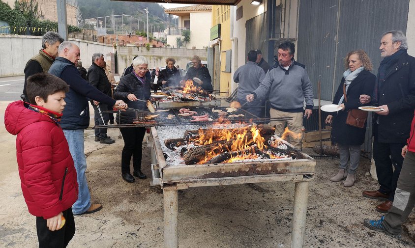 Imatge de la festa de l'oli de Vandellòs, el passat diumenge