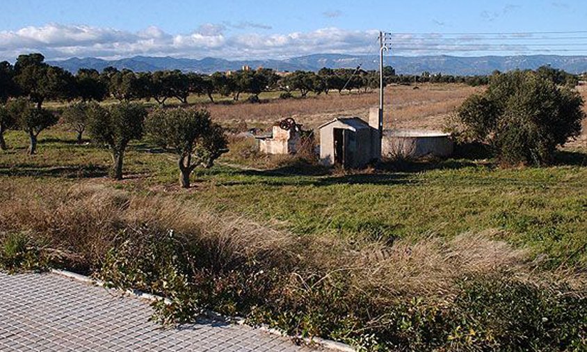 Terrenys on es projectava la construcció de l'ARE