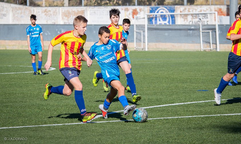 Partit de l'infantil A contra el Riudoms