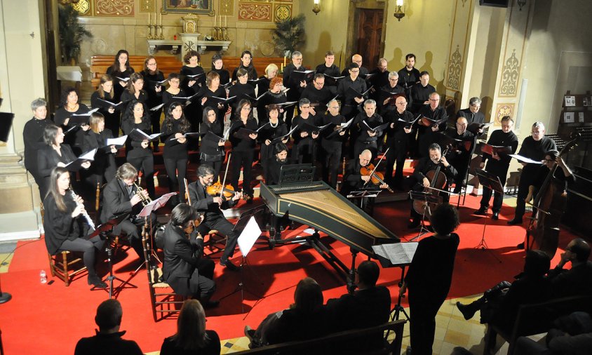 Imatge del concert de Nadal de la Coral Verge del Camí, el passat 16 de desembre