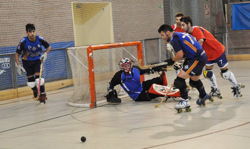 Partit de la primera volta de la lliga entre el Cambrils CH i el Vilafranca, disputat el passat mes d'octubre