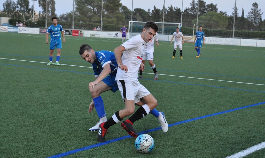 Imatge del partit corresponent a la primera volta entre el Cambrils Unió i les Borges Blanques