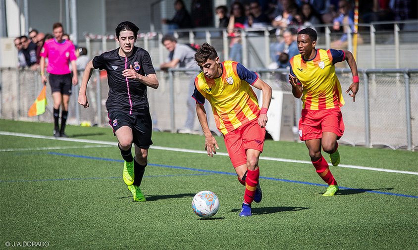 Imatge d'un dels partits del campionat d'Espanya de seleccions autonòmiques