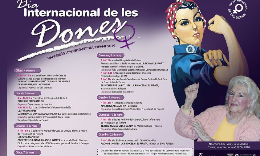 Cartell dels actes programats a Vandellòs i l'Hospitalet de l'Infant