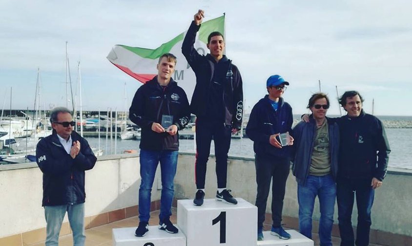 Ricard Castellví i Lluís Fargas, quedaven primer i segon en Làser 4.7 al 10è Gran Premi Club Nàutic el Masnou