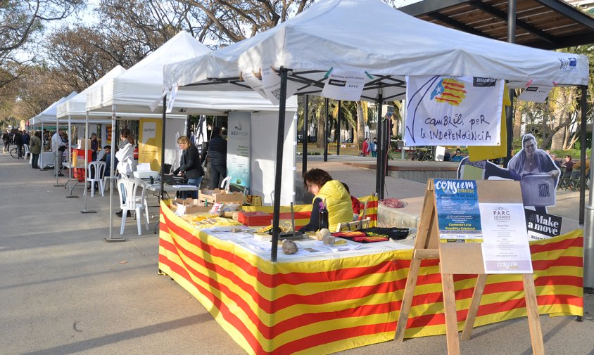 La Fira de Consum Estratègic es va muntar al parc del Pescador