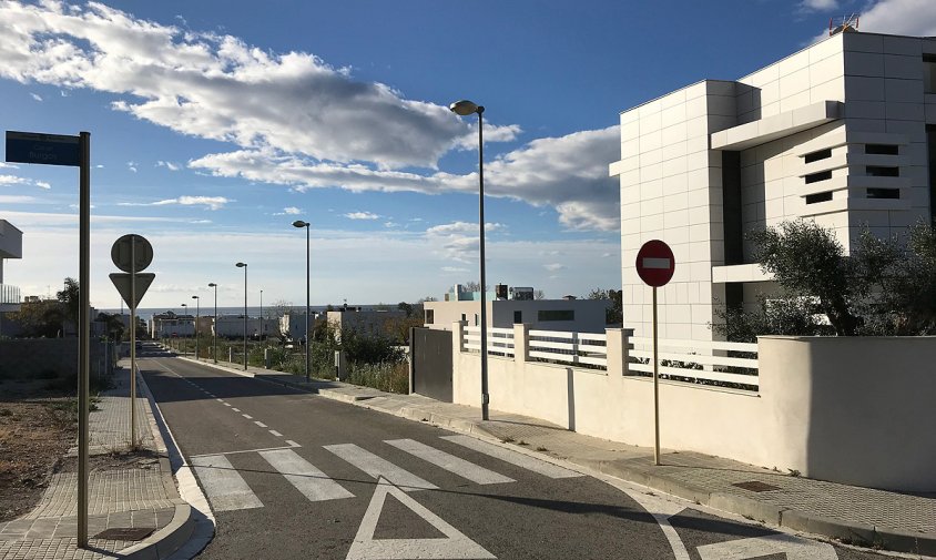 Imatge de la urbanització Marcambrils, a la zona de Ponent del municipi