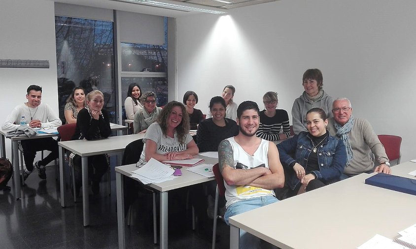Alumnes del Bàsic 2 del Servei Local de Català de Cambrils
