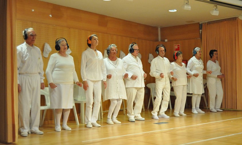 Els membres de l'Aula de Teatre del Casal Municipal de la Gent Gran van posar en escena l'obra