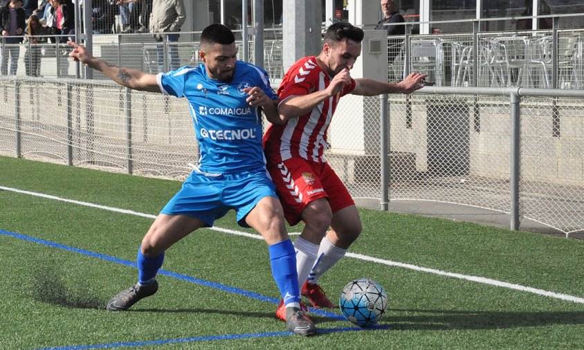 Partit entre el Cambrils Unió i el Manresa, disputat el passat dissabte