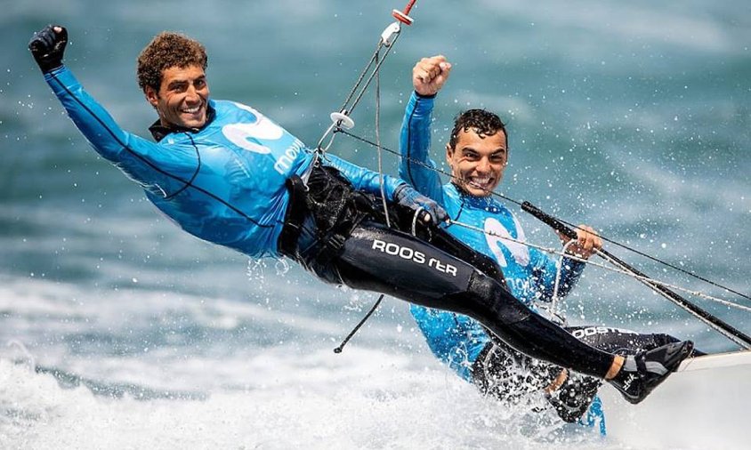 Jordi Xammar i Nico Rodríguez en un moment de la competició