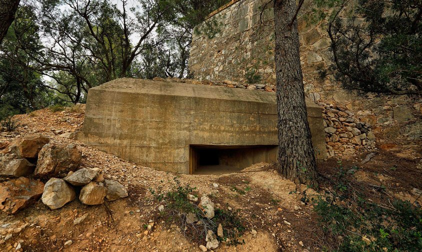 Imatge del búnquer de la Guerra civil