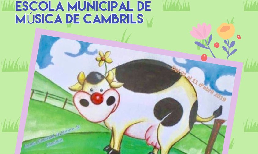 Cartell de l'activitat que ha dut a terme l'Escola Municipal de Música