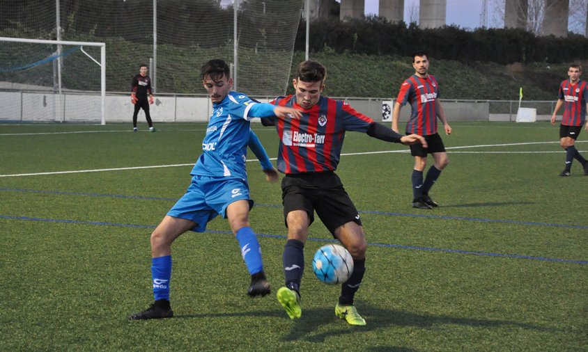 Imatge del partit de la primera volta de la lliga entre el Cambrils Unió i el Tàrrega, disputat el passat mes de gener