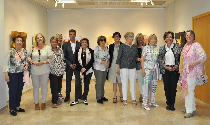 Foto de grup del Col·lectiu de Dones de Vilafortuny Art21