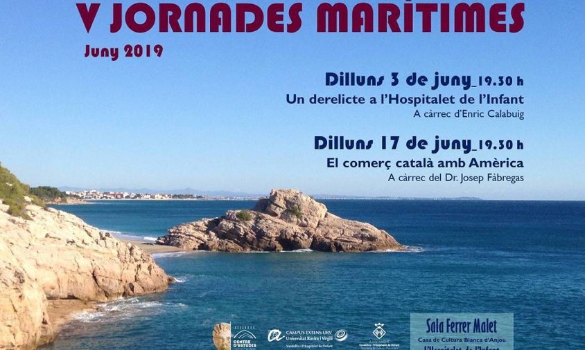 Cartell de les Jornades Marítimes de l'Hospitalet de l'Infant