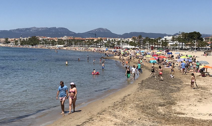 Platja del Regueral, ahir al matí