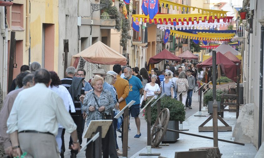 Ambient al carrer de les Creus