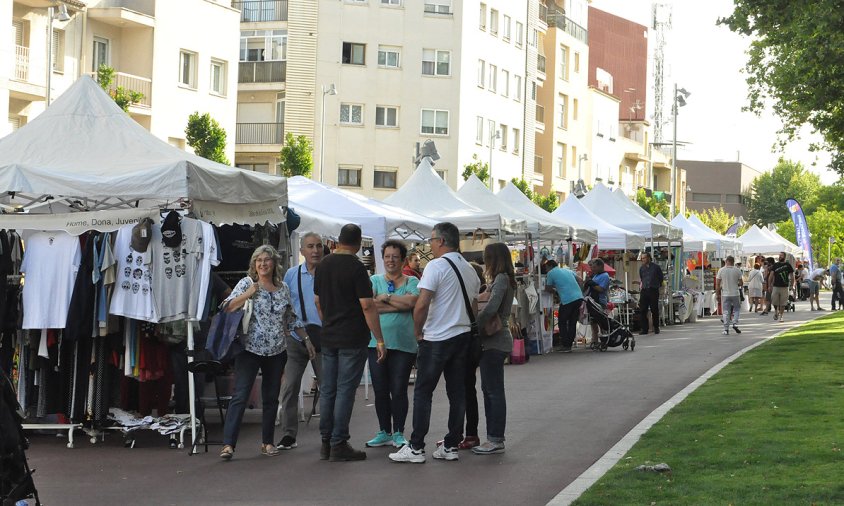 La Mostra de Comerç es va muntar a l'avinguda del Baix Camp