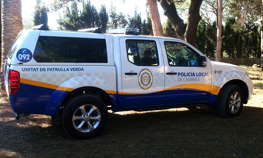 Imatge d'un vehicle de la Patrulla Verda de la Policia Local