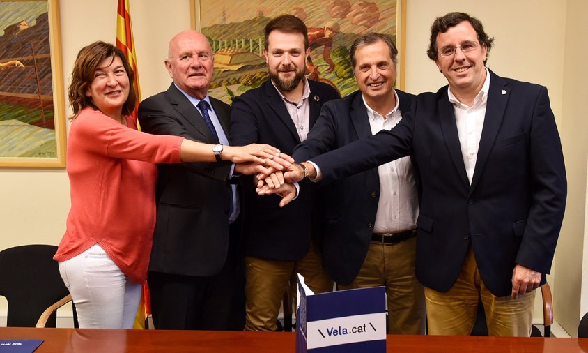 Acte de presentació de l'esdeveniment que va tenir lloc, aquest passat dimarts, a la seu del Consell Català de l'Esport, a Esplugues de Llobregat.