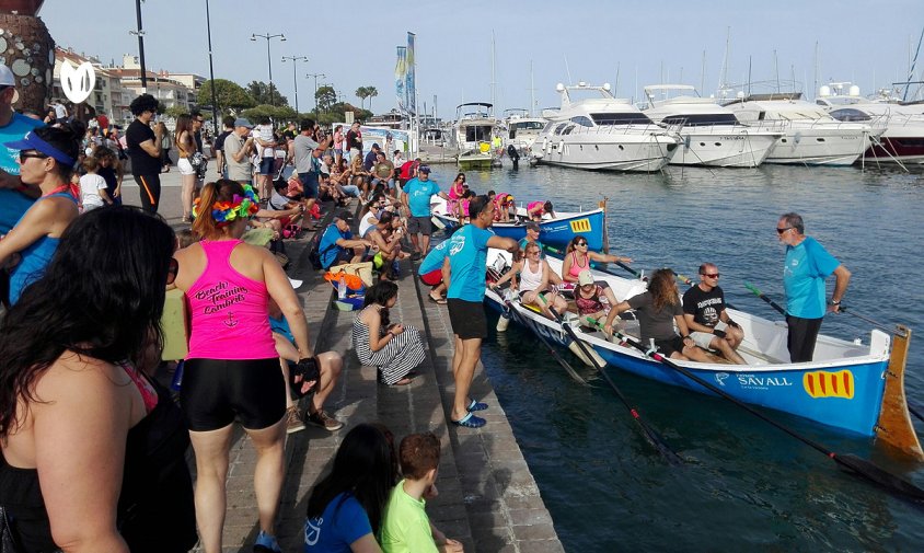 Les regates populars de Sant Pere van tenir lloc, ahir a la tarda, al Port