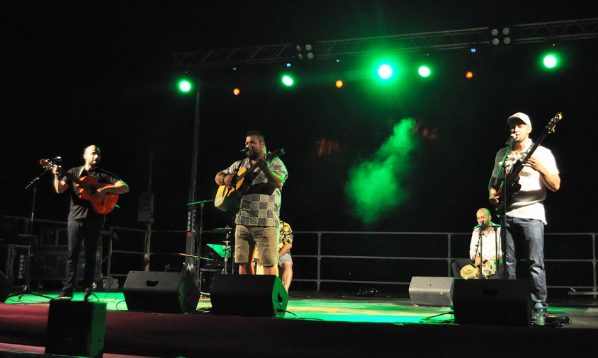 La banda barcelonina Los Sobrinos van protagonitzar la 3a edició de la Nit de la Rumba Catalana