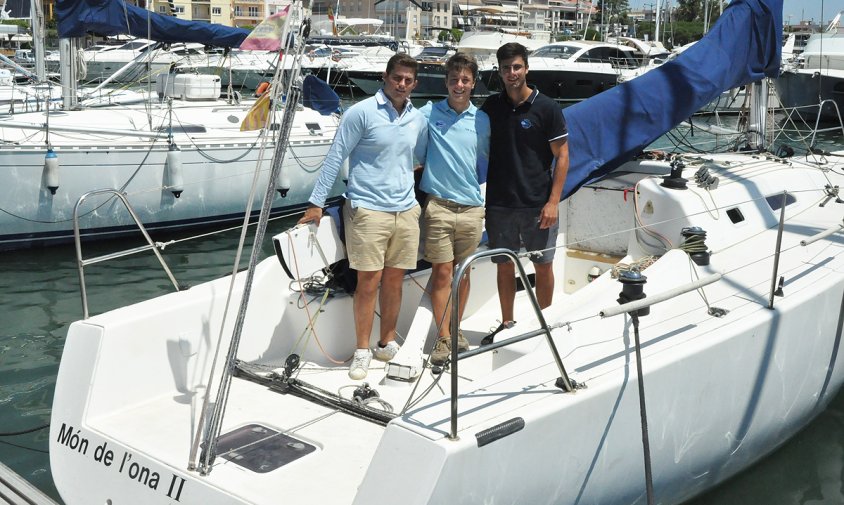 Tres dels integrants de l'equip del CN Cambrils que competiran a Mallorca