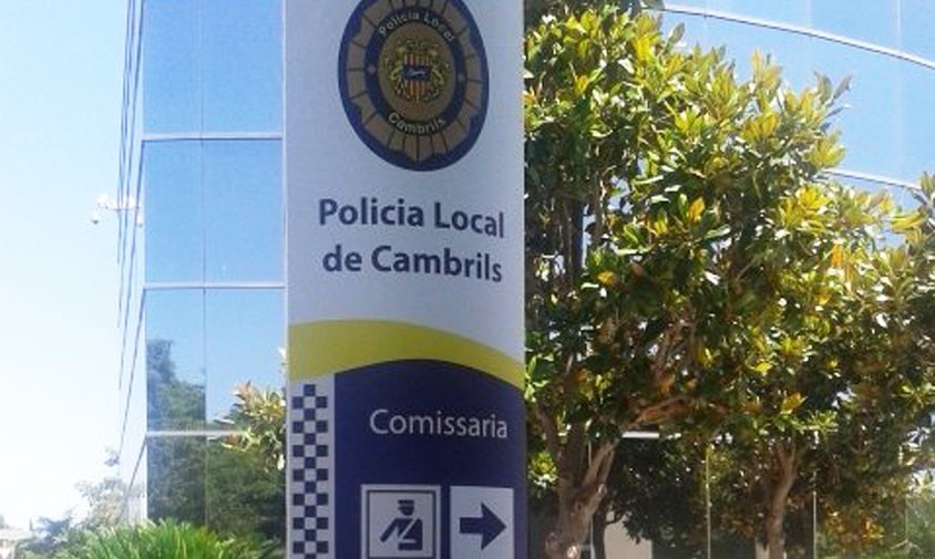 Imatge de Twitter de la Policia Local de Cambrils