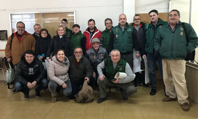 Foto de grup dels tiradors del Club de Tir Olímpic Cambrils