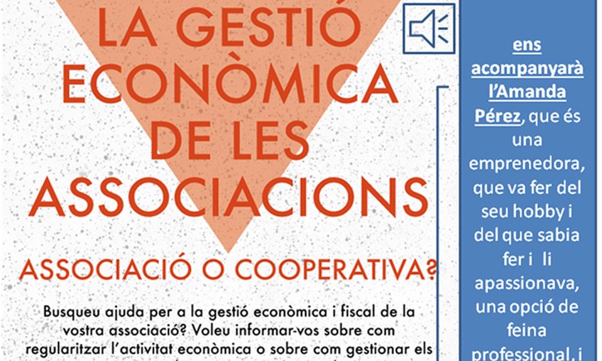 Imatge del cartell de la sessió formativa