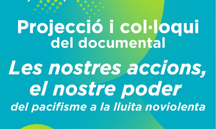 Cartell del documental que es projectarà, demà, al Centre Cultural