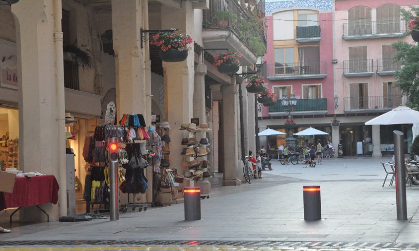 Aspecte de la plaça de la Vila