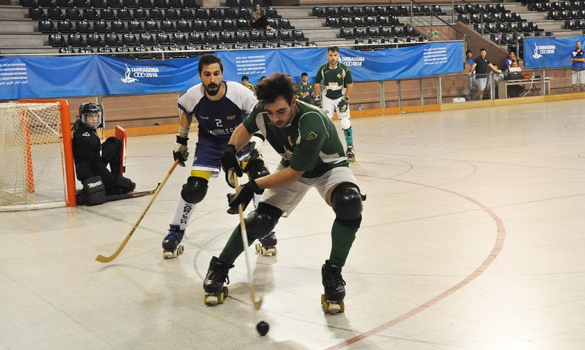 Imatge d'arxiu d'un partit del Cambrils CH, aquesta temporada