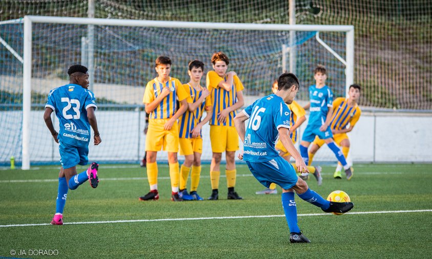 Partit del cadet A contra l'Atlètic Sant Just