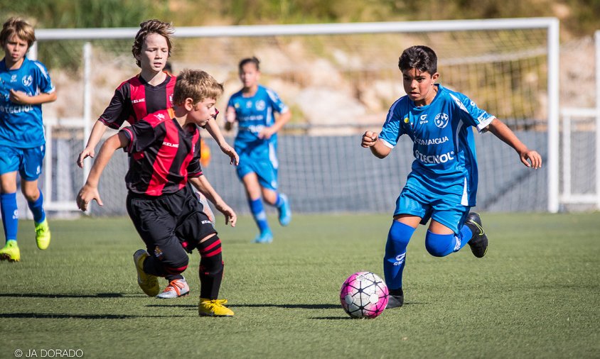 Partit de l'infantil A contra el Castelldelfels