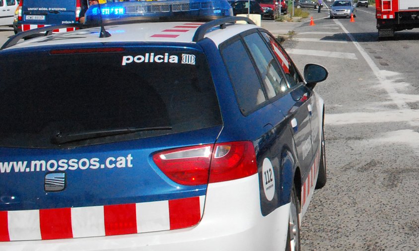 Imatge d'arxiu d'un vehicle policial dels Mossos d'Esquadra