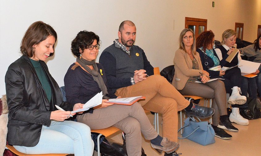 Imatge de la trobada de la Taula de la Pobresa Energètica que va tenir lloc, el passat dimarts, a la Casa Canals de Tarragona