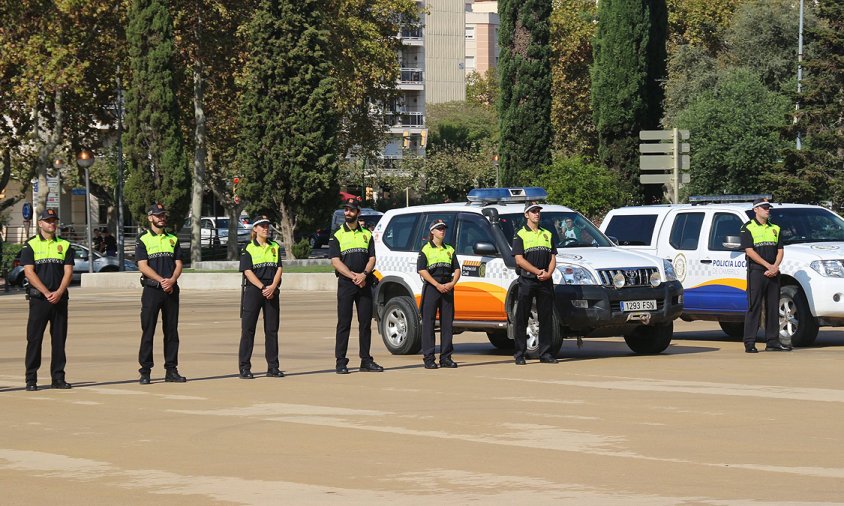 Imatge d'arxiu d'agents de la Policia Local (twitter)