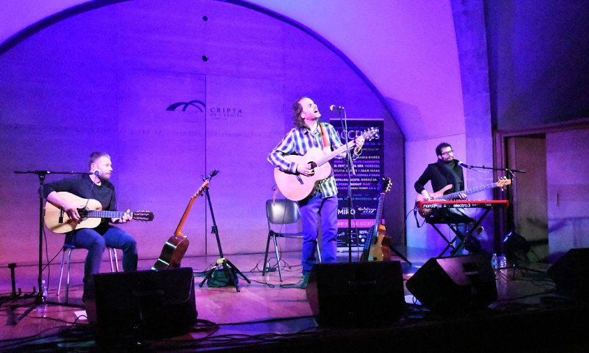 El concert de VerdCel es va celebrar aquest passat diumenge al vespre a la Cripta de l'Ermita