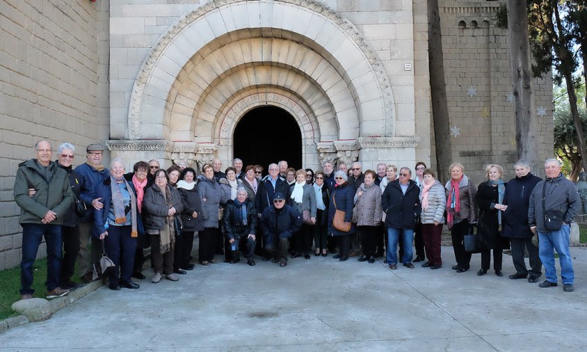 Foto de grup dels cambrilencs que van celebrar el seu 75è aniversari