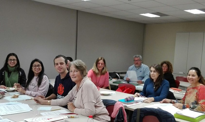 Alumnes dels cursos de català